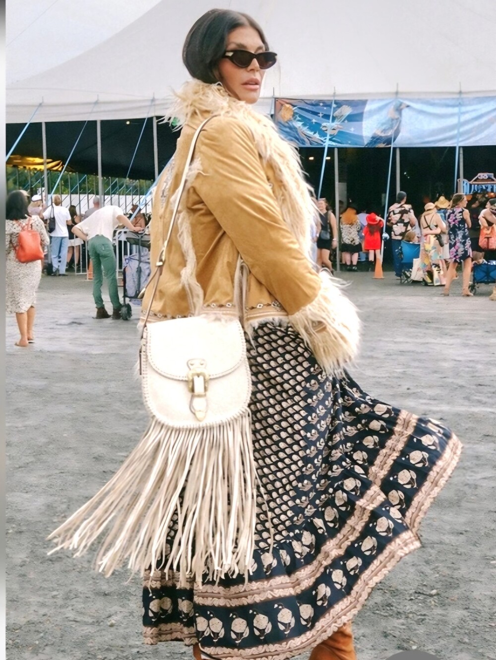 SPELL & THE GYPSY COLLECTIVE JOPLIN CROPPED JACKET – HAZELNUT – SIZE LARGE - Picture 6 of 16